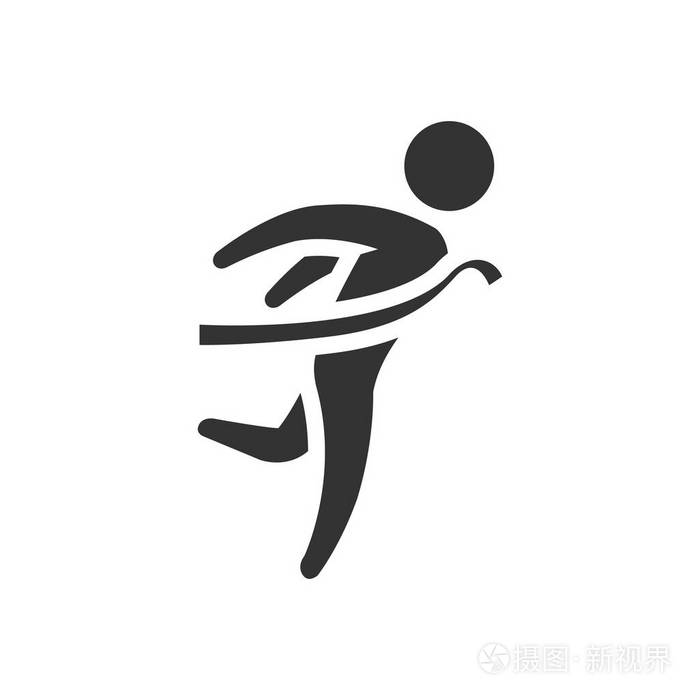 终点线图标插画-正版商用图片0g9009-摄图新视界