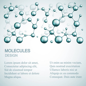 Dna 和分子。矢量模板标识为医学 科学 技术 化学 生物技术