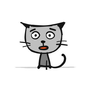滑稽的小猫, 草图为您的设计