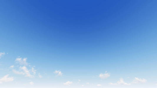 多云的蓝色天空抽象背景，3d 图