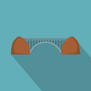 平面样式桥图标