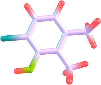 Chloroxylenol 分子结构上白色孤立