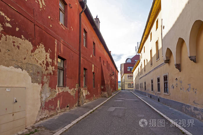 在 Levoca 市的街道上, 斯洛伐克