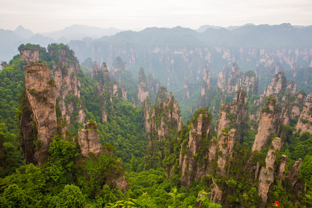 张家界国家公园，中国的山地景观