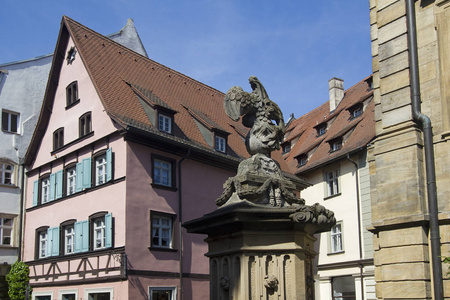 雕像和德国班贝格的体系结构