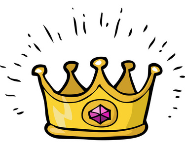 卡通涂鸦皇冠照片