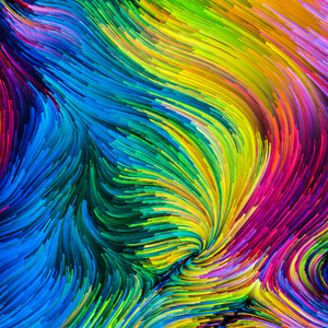 色彩缤纷的幻彩照片