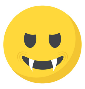 邪恶的笑emoji 表情露出邪恶的笑容照片