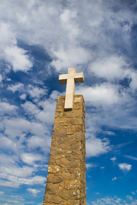 在葡萄牙的纪念碑 Cabo da Roca
