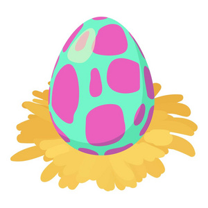 恐龙蛋图标, 等距样式照片