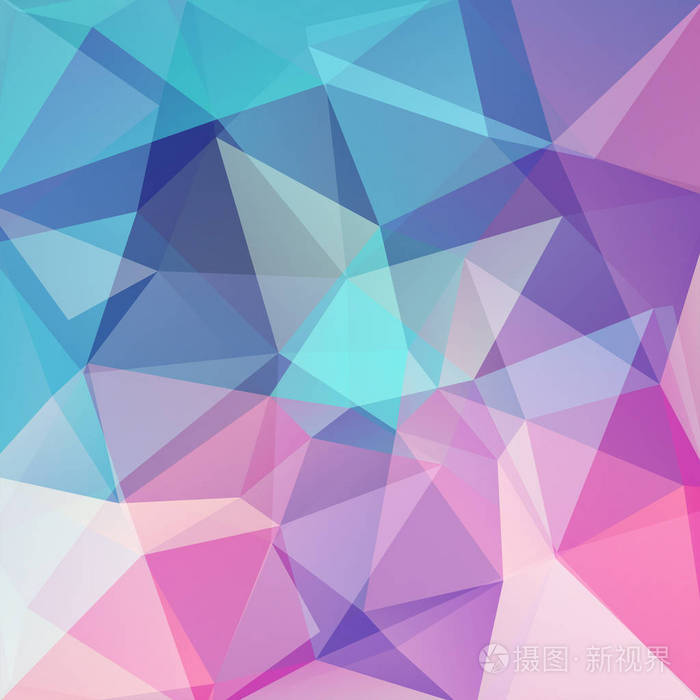 丰富多彩的马赛克图案.矢量 eps 10.矢量图.蓝色, 粉红色, 紫色的颜色