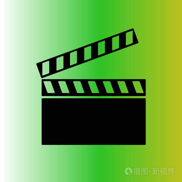 视频图标,电影院标志矢量图