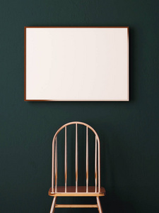 在室内用铜椅子海报图片
