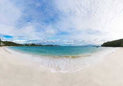 神奇的热带蓝海海岸, 白沙