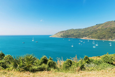 普吉岛泥哈恩湾海滩海滩景观