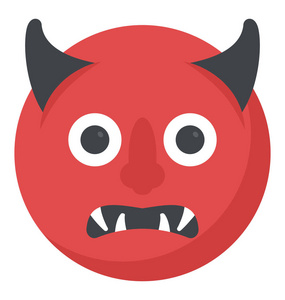 魔鬼笑一个的笑脸, emoji 表情显示魔鬼笑嘻嘻照片