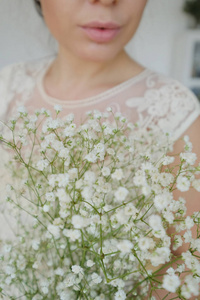 一束满天星图片