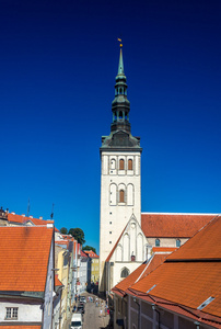 圣尼古拉斯教堂在塔林爱沙尼亚