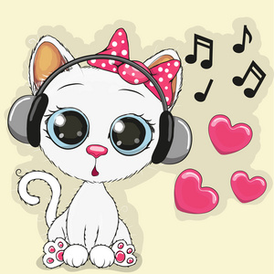 猴子用耳机图片