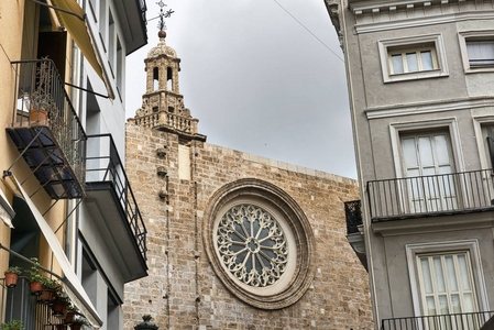 巴伦西亚 西班牙，圣卡塔林纳教堂