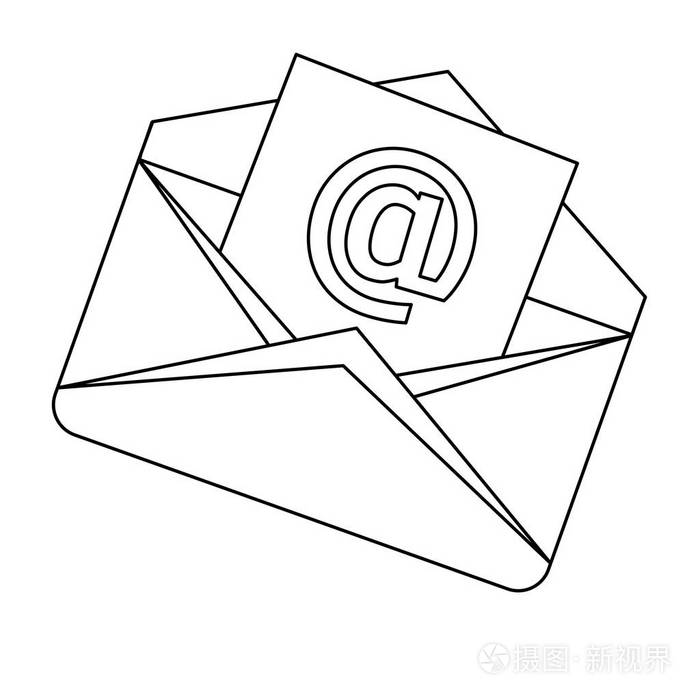 电子邮件相关的图标图像插画-正版商用图片0gdkoe-摄图新视界