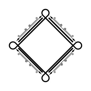 典雅的外框装饰图标