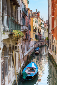 威尼斯。城市运河