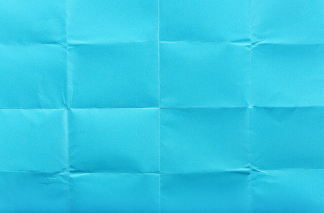 折叠的蓝色纸