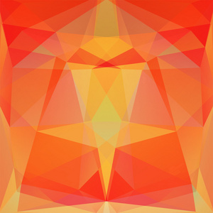 抽象背景组成的黄色 橙色三角形，vect