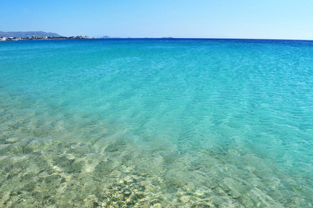 圣 Prokopios 海滩纳克索斯岛希腊