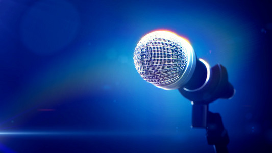 蓝色发布会图片