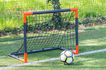 足球球门球图片