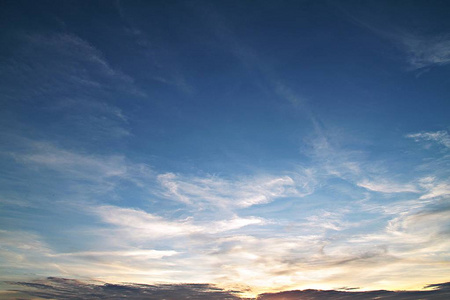 美丽的夕阳海面