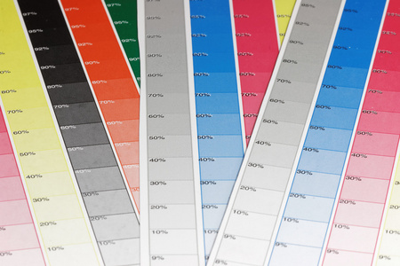 彩色打印测试页照片