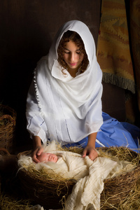 耶稣诞生的场景重现