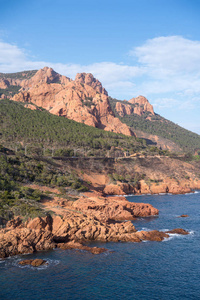 Esterel 地块, 法国利维拉