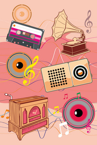 复古音乐声音照片