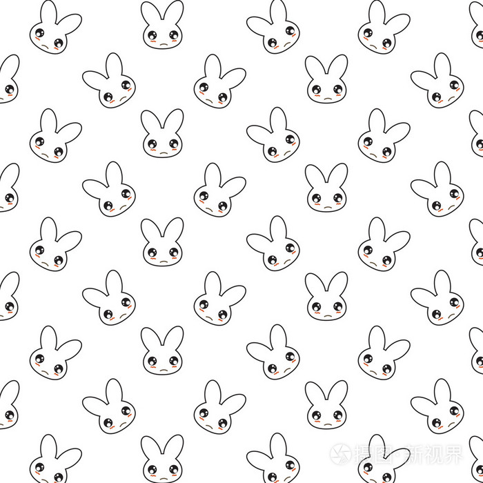 矢量兔子无缝模式
