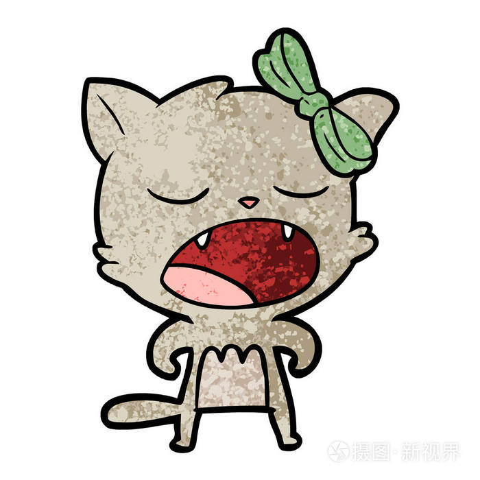 矢量图的卡通猫