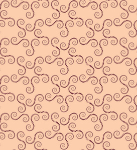 螺旋缝花边图案.老式的抽象肌理.旋转数字的月桂树的叶子.