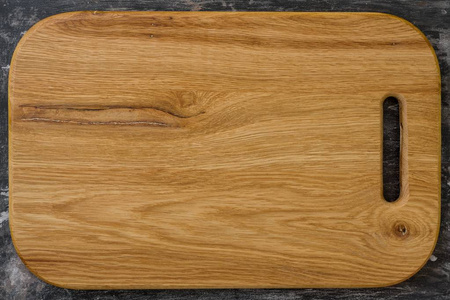 新木制橡木切割板, 仿古黑色背景