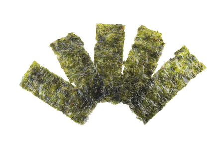 紫菜紫菜片 roadted 海苔照片