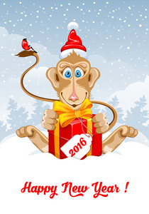 新的一年猴子