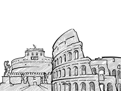 意大利罗马著名旅游剪影