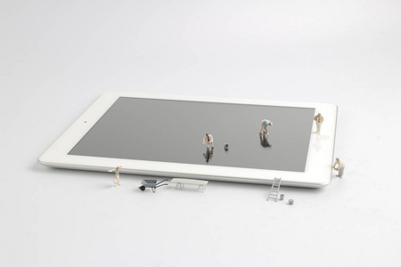 最小数字清洗智能手机玻璃
