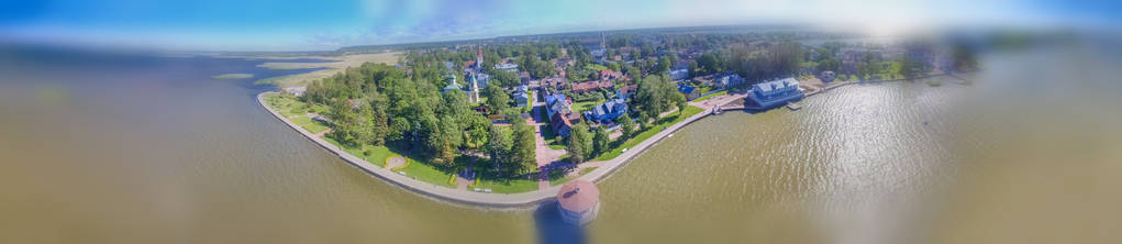 Haapsalu 在爱沙尼亚的空中全景