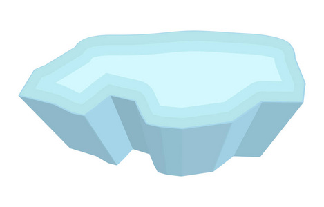 浮冰矢量符号图标设计