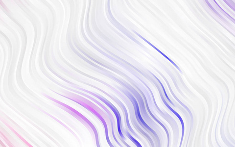 带弯曲线条的浅紫色矢量图案