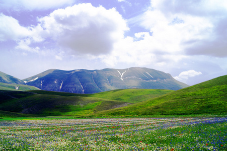 Castelluccio，佩鲁贾，翁布里亚意大利