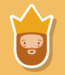 怀斯曼卡通的神圣的夜晚设计照片